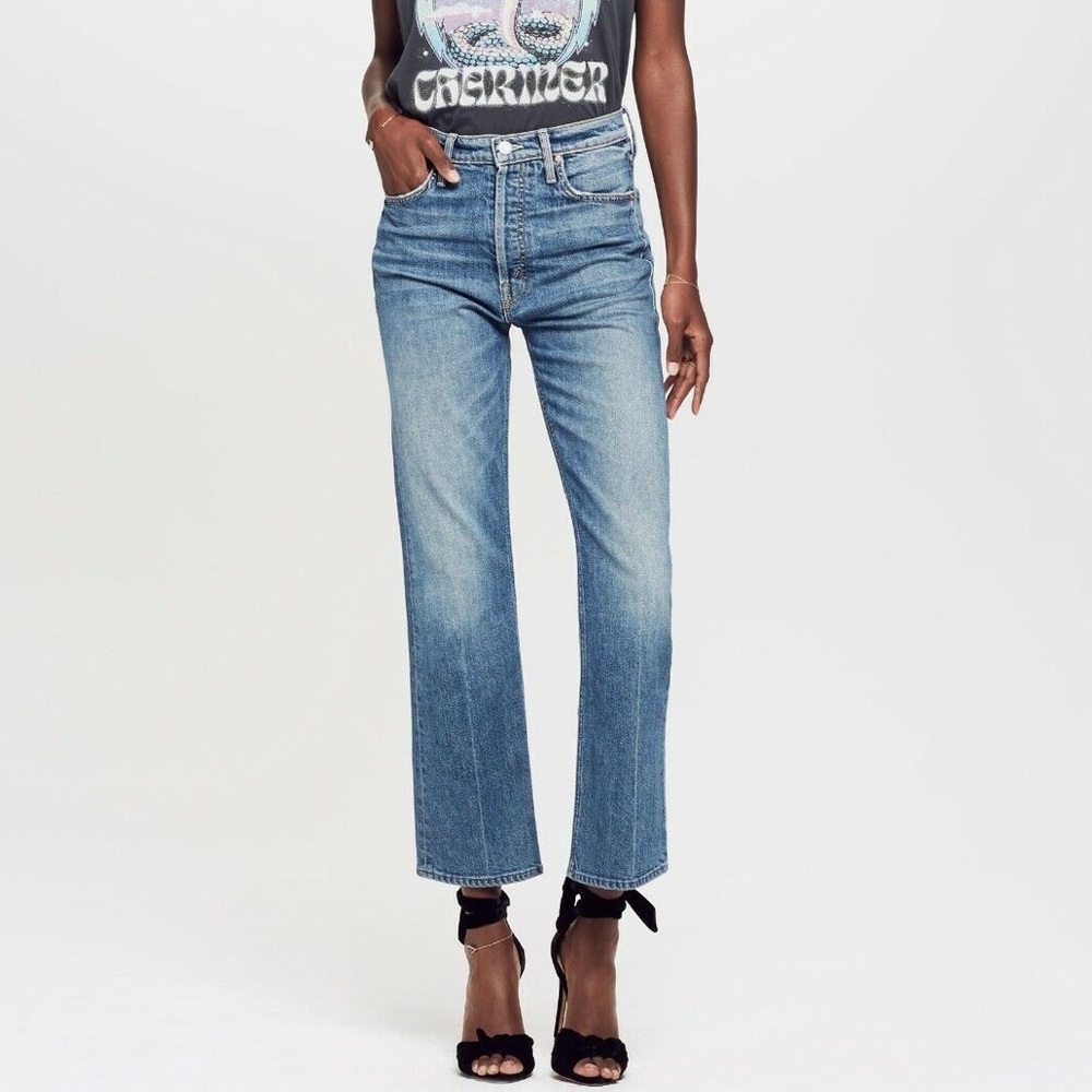 MOTHER Women's Straight Leg Jeans - Blue
